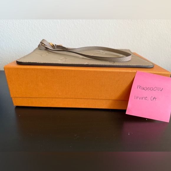 Louis Vuitton Turtledove Monogram Empriente Neverfull MM Pouch (NEW) - Picture 5 of 6